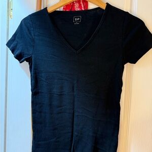 🔥🖤HOT DEAL🖤🔥GAP Women's Classic Black Short Sleeve Tee